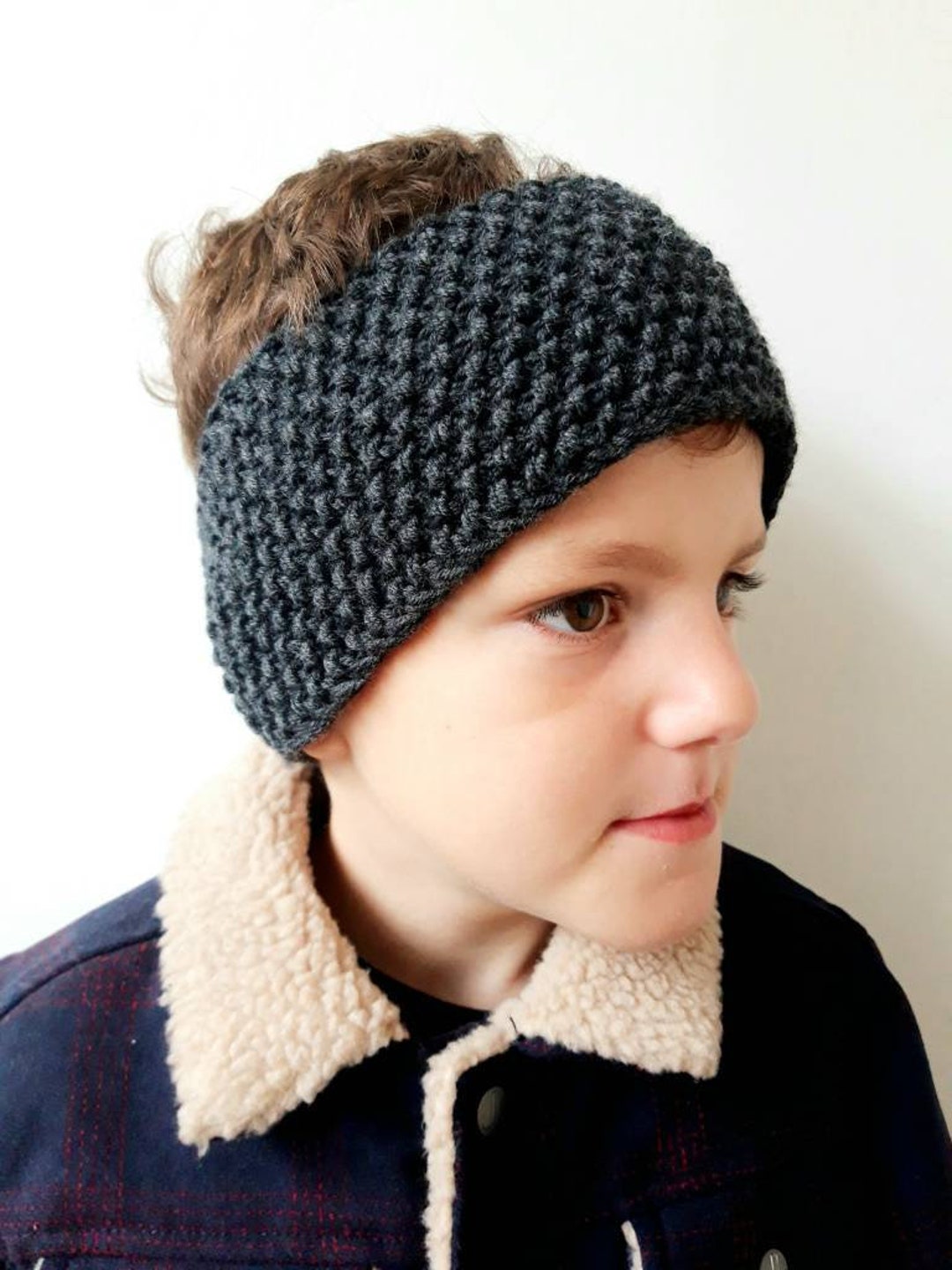 Boys Headband Child Knit Headband Boys Earwarmer Boys Etsy