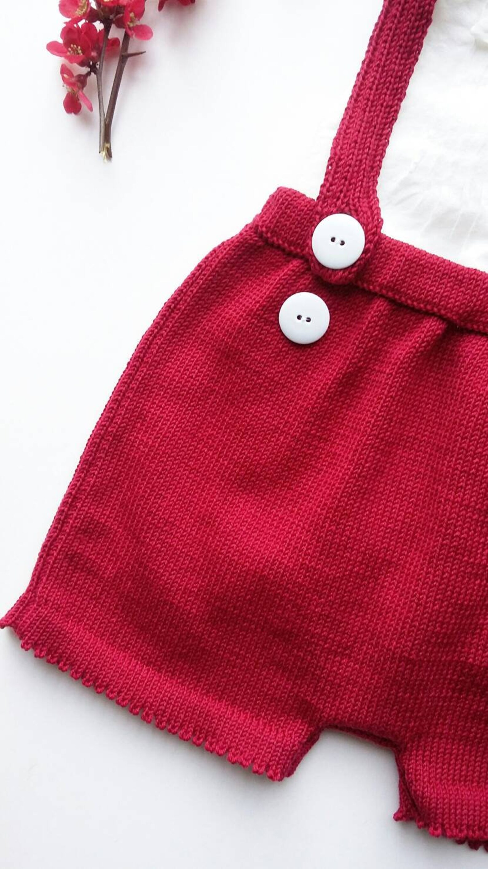 Baby Girl Clothes Baby Girl Shorts Baby Girl Gift Red Baby Etsy