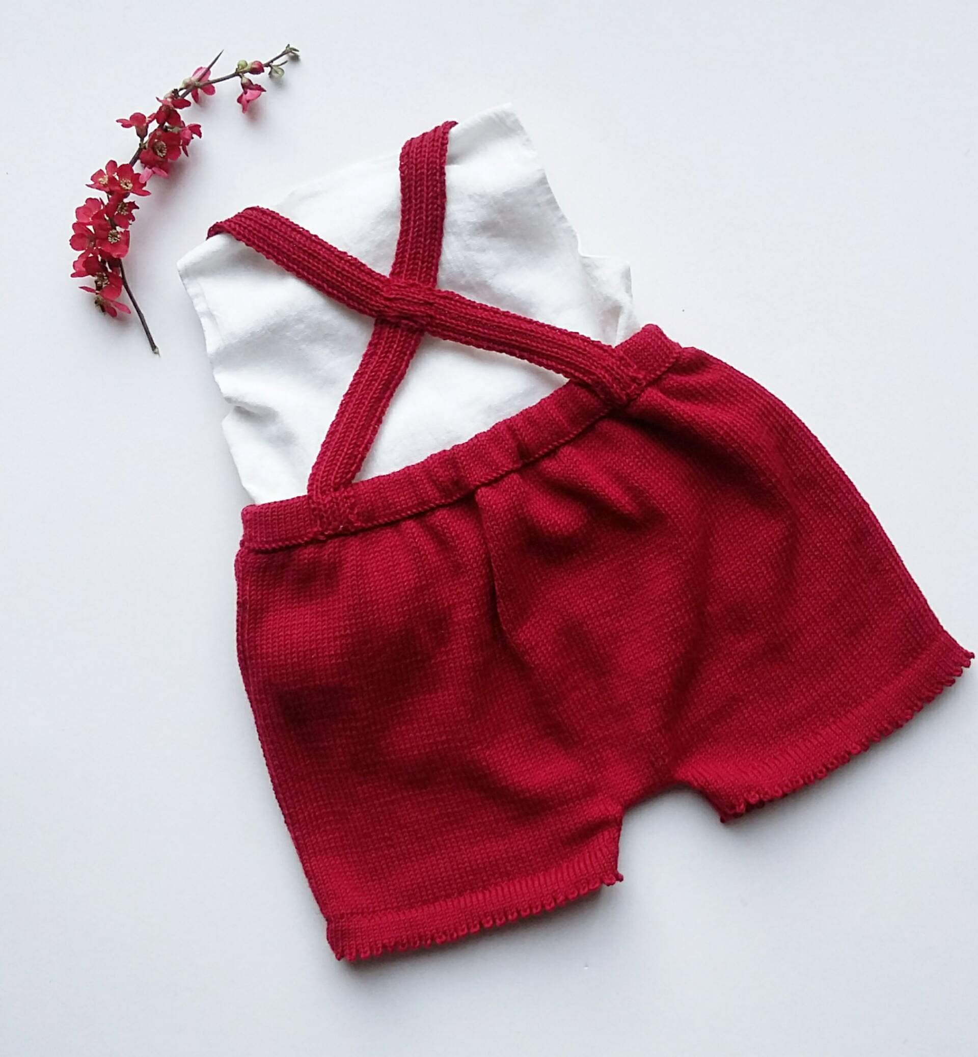 Baby Girl Clothes Baby Girl Shorts Baby Girl Gift Red Baby Etsy