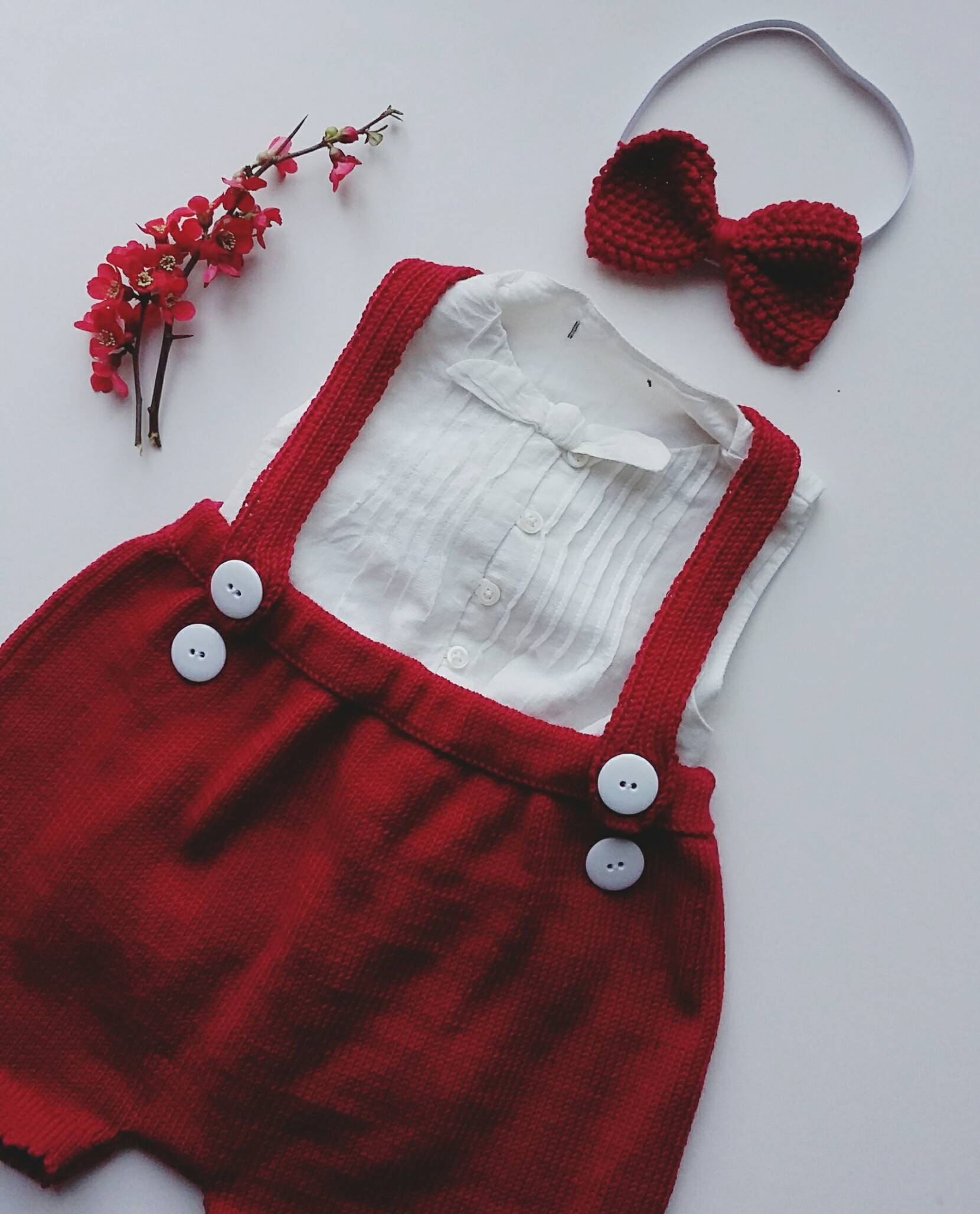 Baby Girl Clothes Baby Girl Shorts Baby Girl Gift Red Baby Etsy