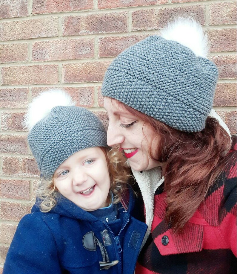 mum and baby matching hats