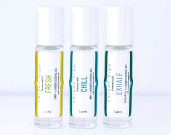 Jeu de trois huiles essentielles mélanges-bien-être