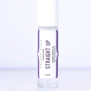 Lavender Essential Oil Roller, STRAIGHT UP Lavender is a Calming and Restorative Essential Oil Bottled in an Easy Roller