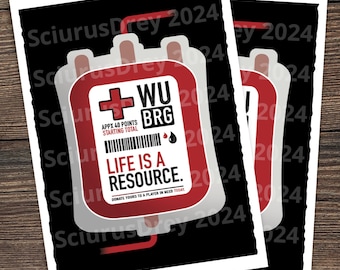 Custom Magic: the Gathering Sleeve File - "Life is a Resource"