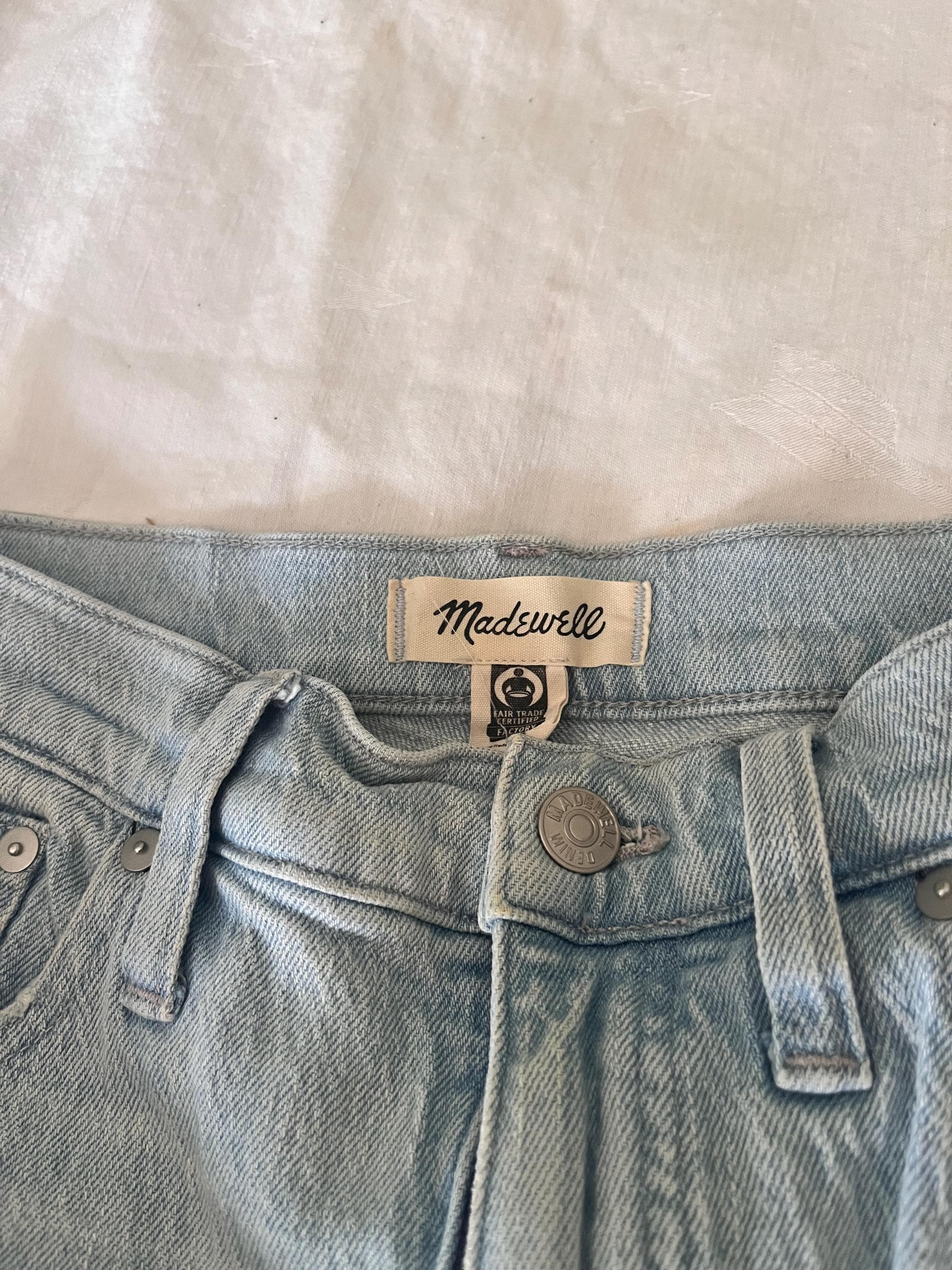 Madewell レディース 女性用 ファッション パンツ ズボン Ribbed Pull-On Flare Pants - Summer Dune Heather