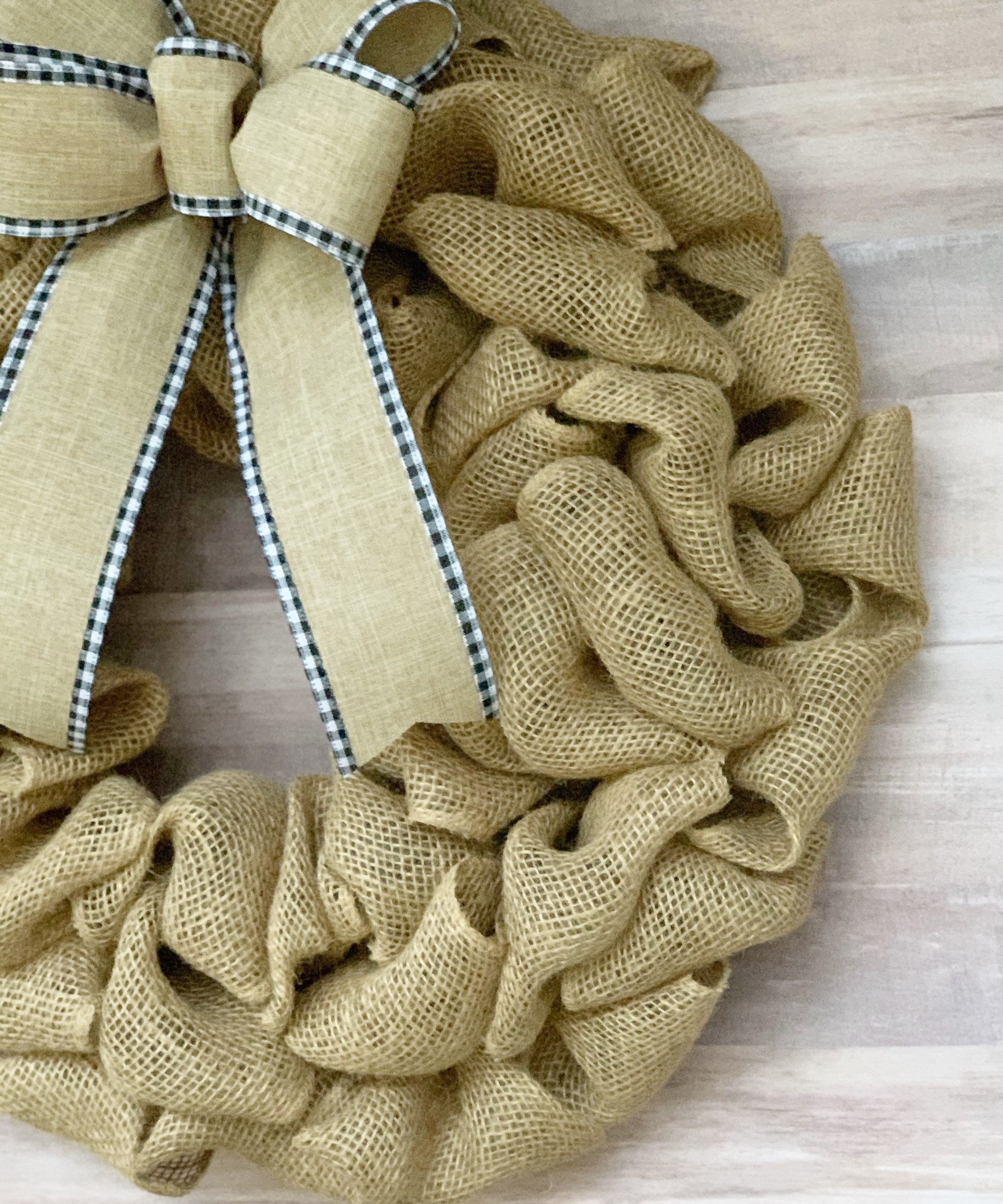 Burlap Wreaths For Front Door