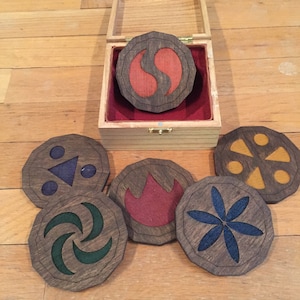 Legend of Zelda Wooden Coasters (Ocarina of Time)