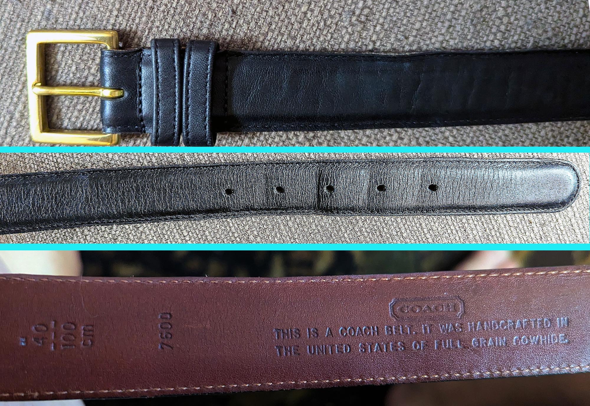 Vintage Coach Belt - Etsy