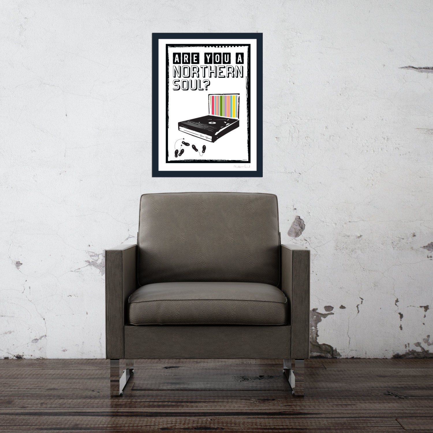 Northern Soul Music Print. Northern Soul Art Poster. Northern Soul Wall ...