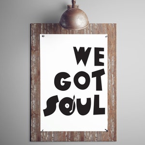 Soul Music Print. Northern Soul Print. Northern Soul Poster. Valentines Day image 6