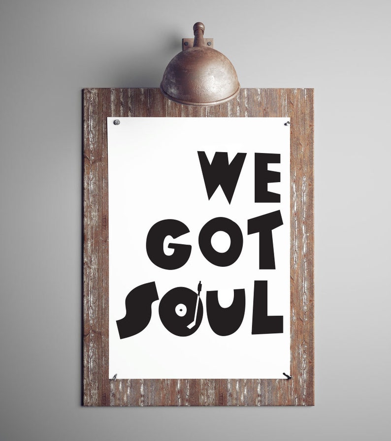 Soul Music Print. Northern Soul Print. Northern Soul Poster. Valentines Day image 6