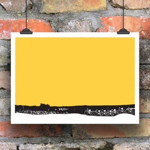 Cycling Poster Print, Cycling Print, Print for Cyclists, Cycling Poster, Cycling Art, Up & Over