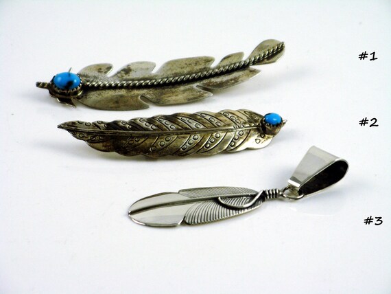 Silver Feather, Feather Pin, Sterling Silver Pin,
