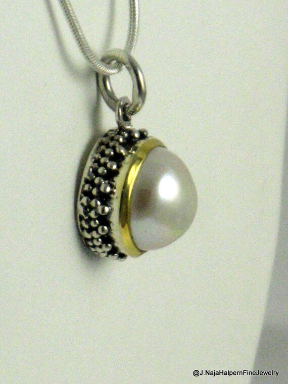 Pearl Pendant, Freshwater Pearl, White Pearl Penda