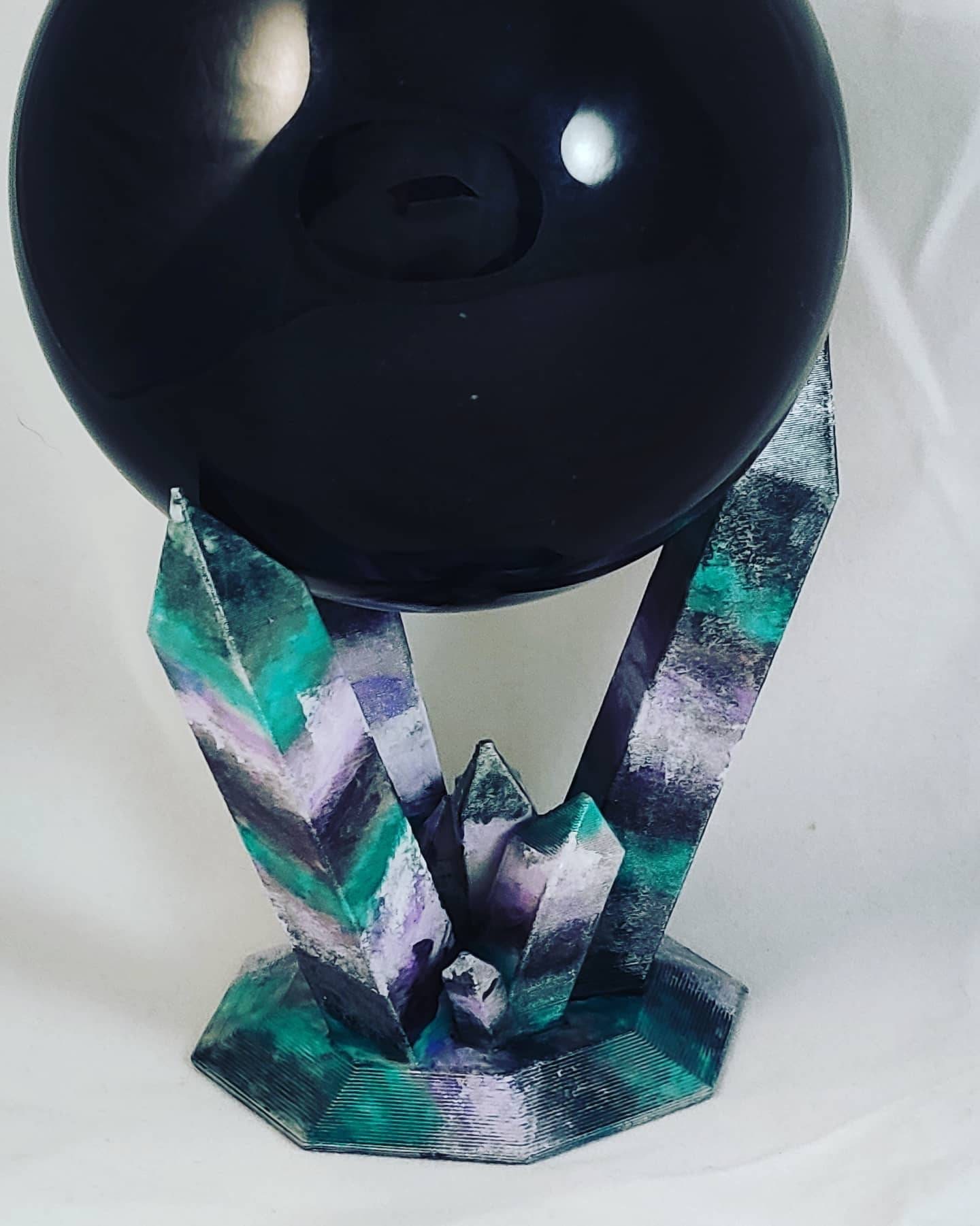 Crystal Ball Stand Etsy
