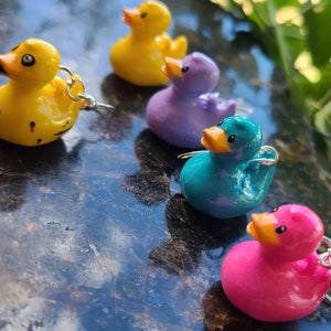 Custom Rubber Duck Earrings!