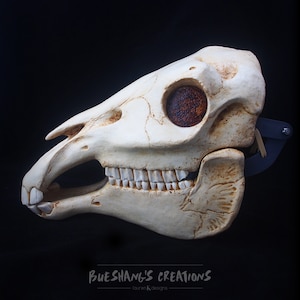 Maska z czaszką konia - pełna