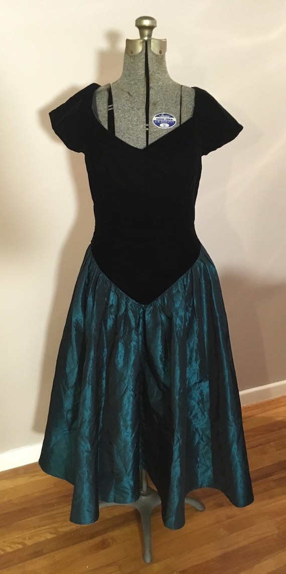 1980s Party Dress