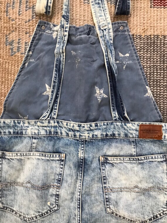 Ralph Lauren Overalls Cutoffs Blue Denim Blue Jea… - image 8