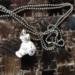 Polo Bear Necklace - Etsy