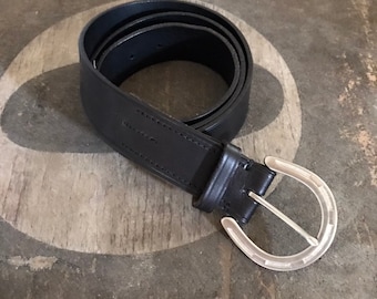 Polo Ralph Lauren Belt Womens M Suede Leather Rhinestone Western Black NFR Rodeo RODEO BELT - BLACK GOLD – Rails main image 3