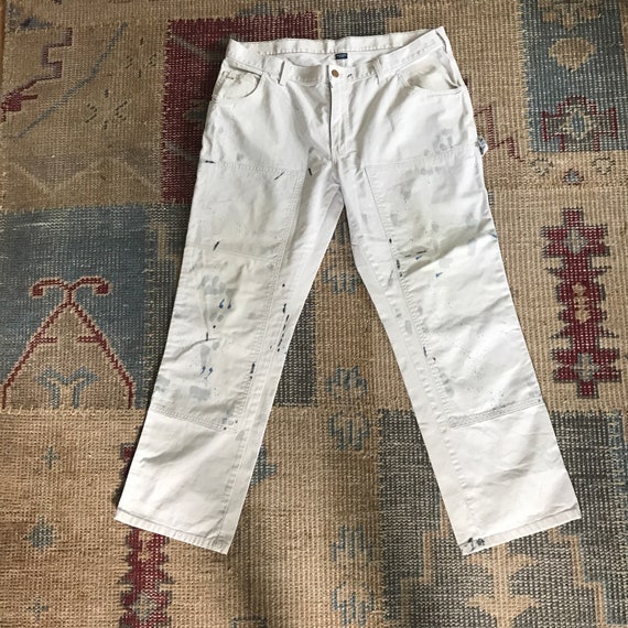 Ralph Lauren Patchwork Paint Splatter Indigo 36 3… - image 5