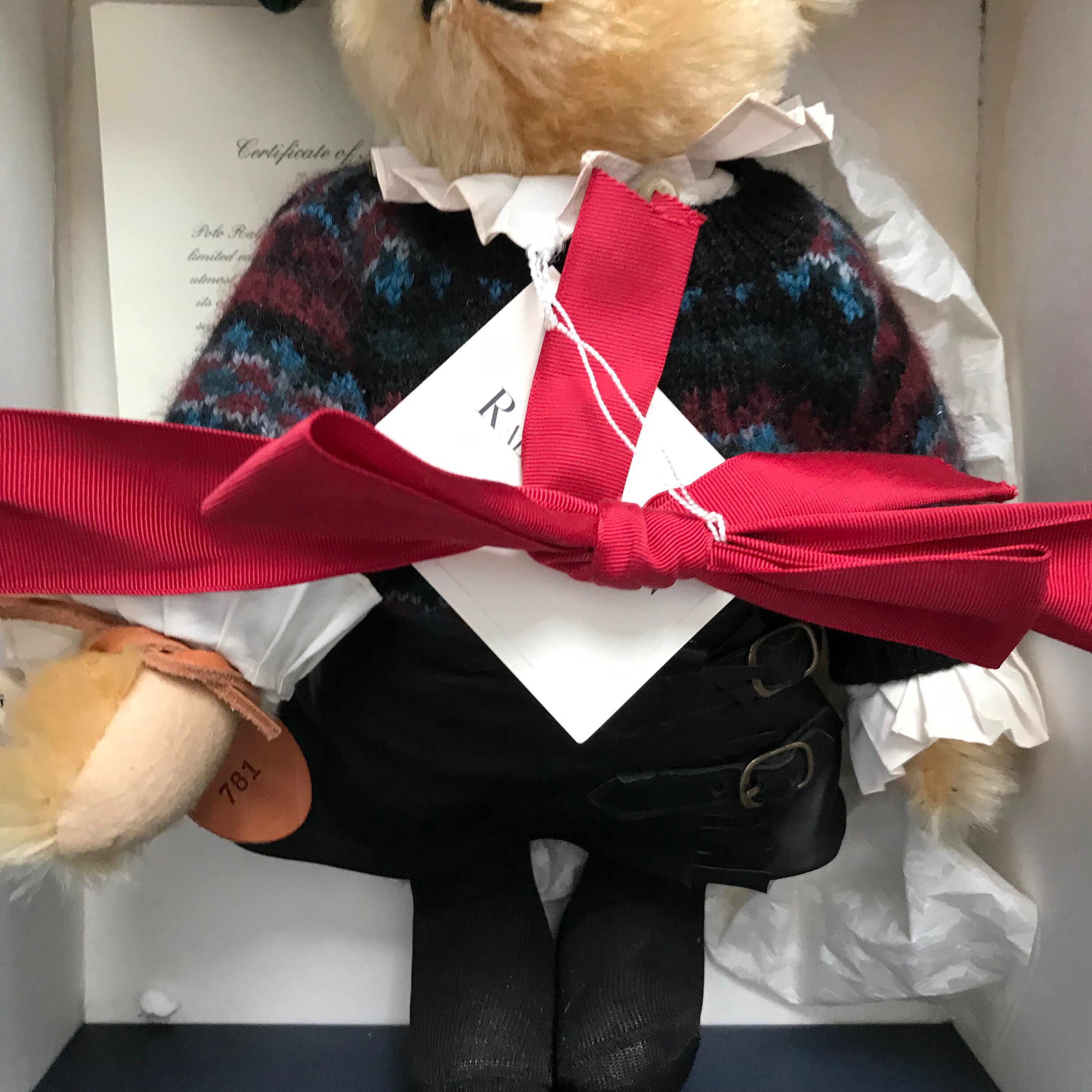 Ralph Lauren Polo Bear Steiff Ralph Lauren Collector Piece