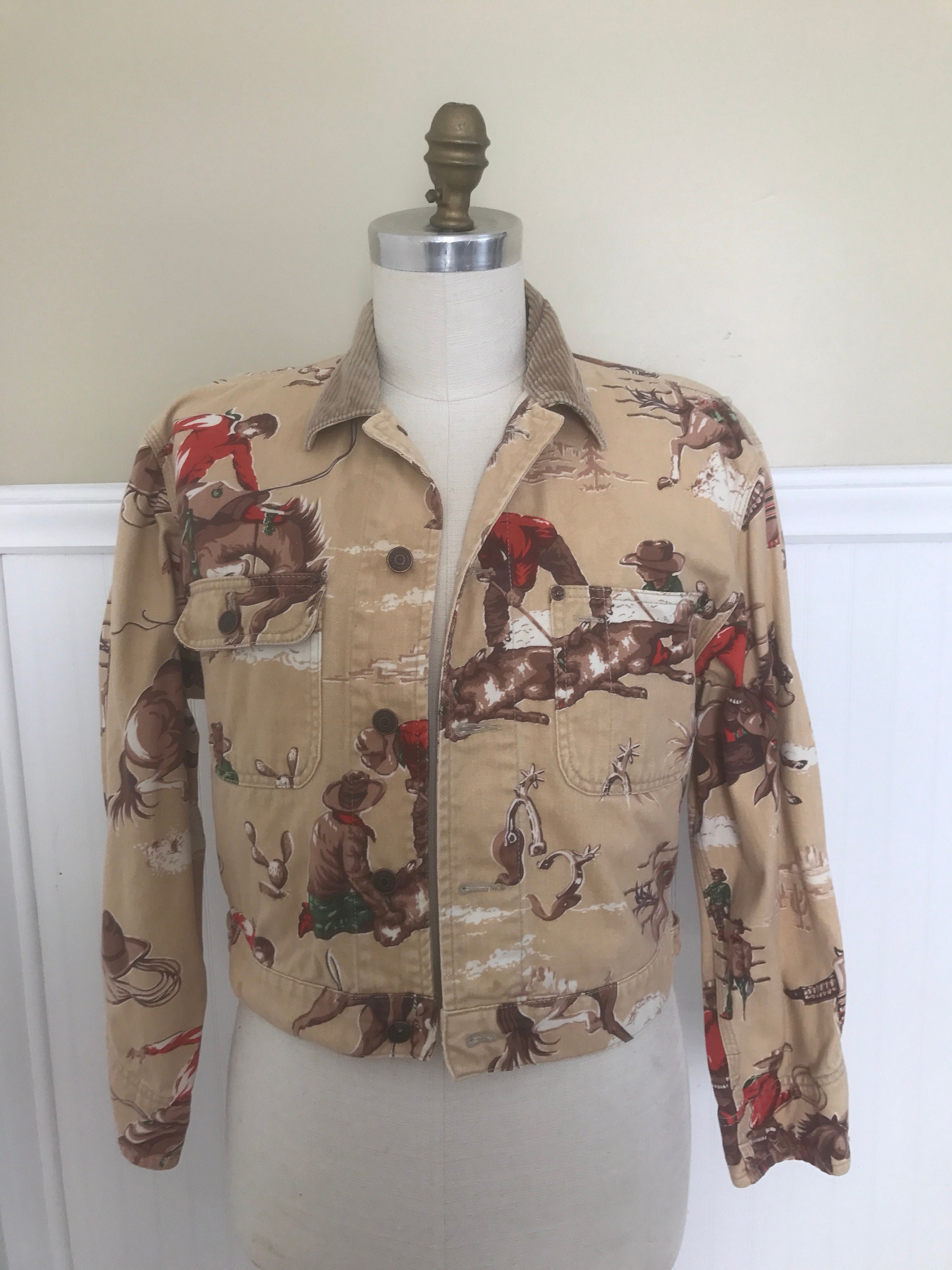 Ralph Lauren Rodeo Jacket - Etsy Ralph Lauren Rodeo Jacket - Etsy