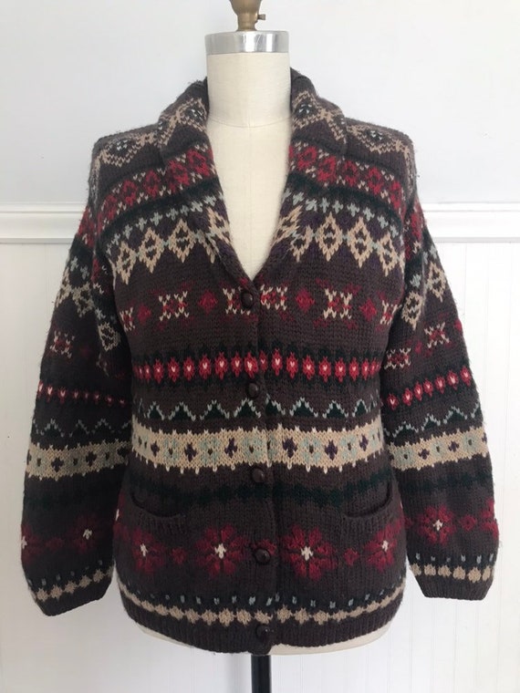 Ralph Lauren Sweater Coat Hand knit Ralph Lauren H