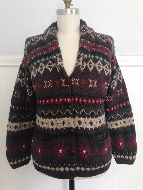 Ralph Lauren Sweater Coat Hand knit Ralph Lauren … - image 4