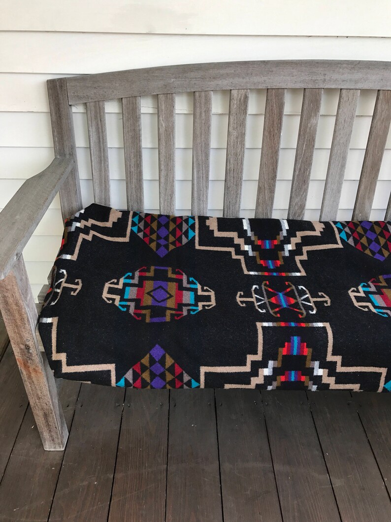 Pendleton Wool Blanket Custom Cushion Bench Cover Wool Etsy