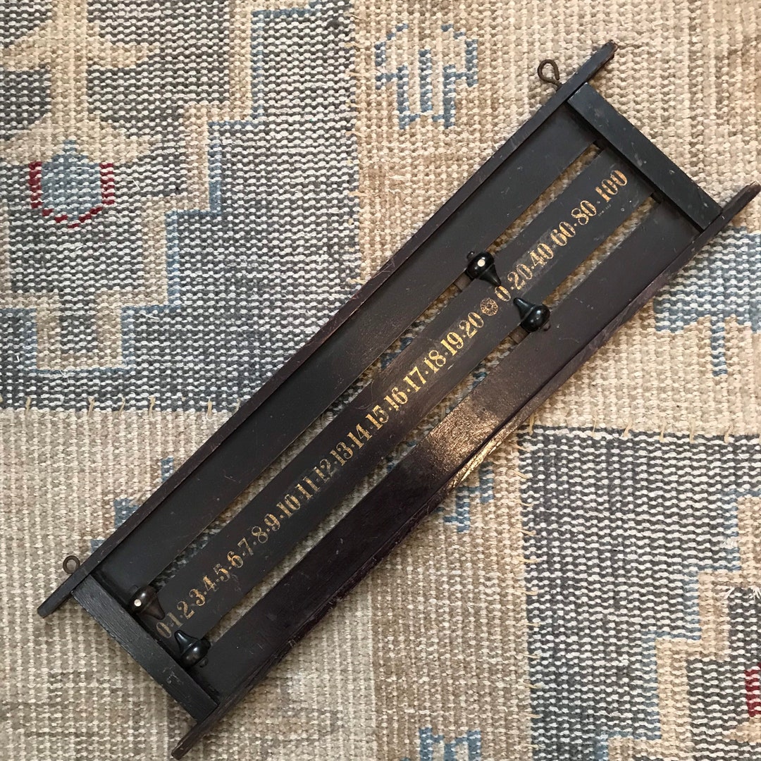 Antique English Billiards Counter Snooker Pool Game Counter Scorekeeper Etsy