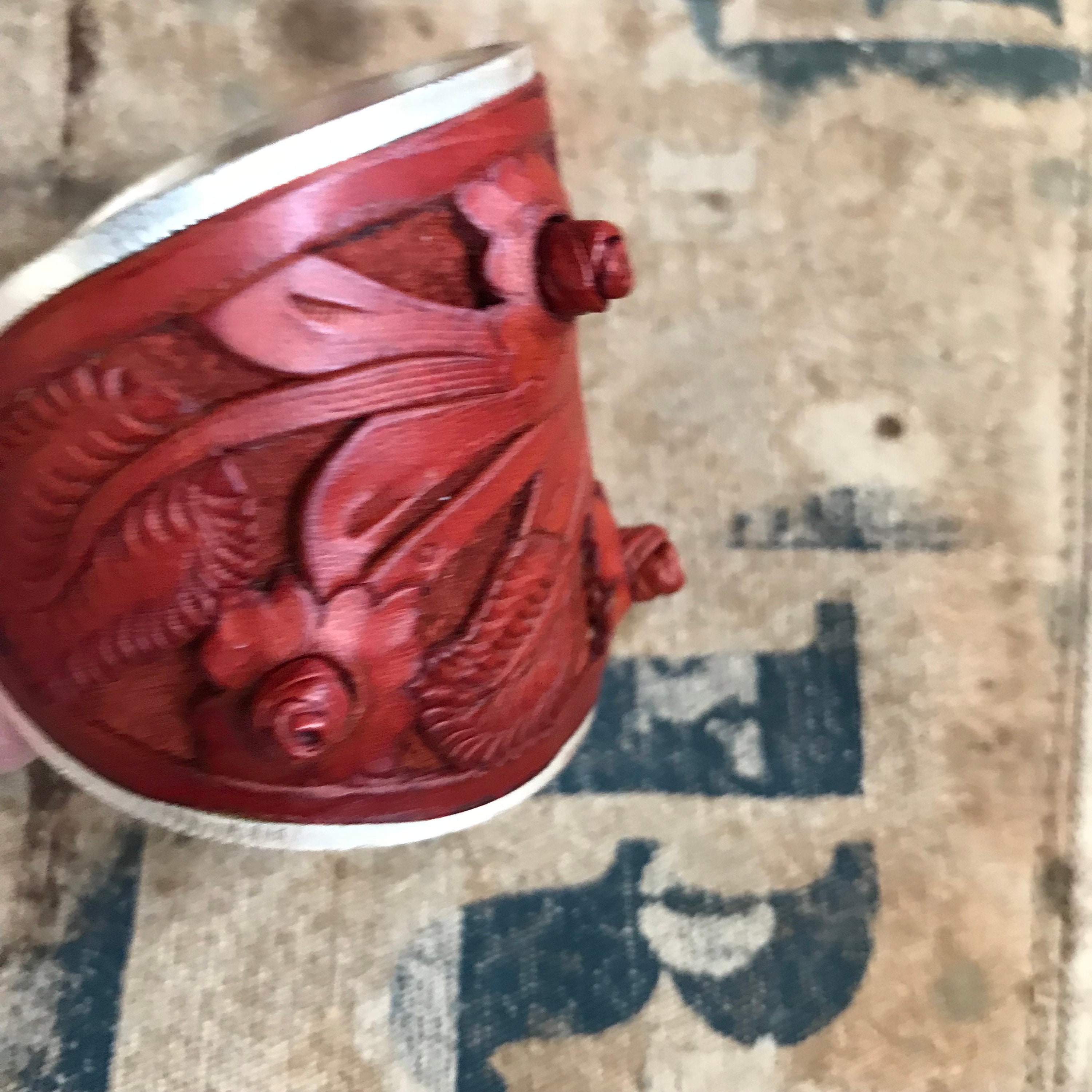 Ralph Lauren Bracelet Tooled Leather Western Heritage Vintage Polo 