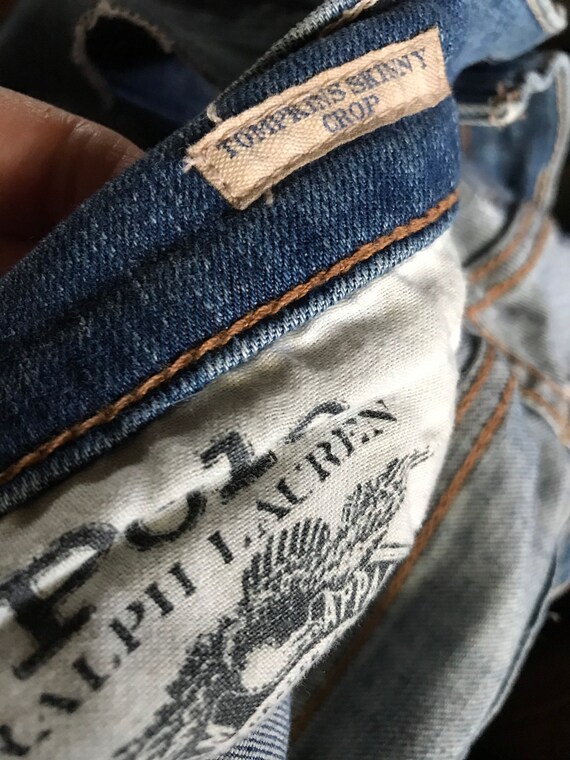 Vintage Ralph Lauren Jeans Distressed Womens Indi… - image 9