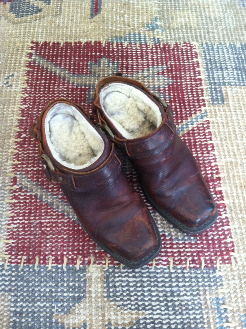 frye clog boots