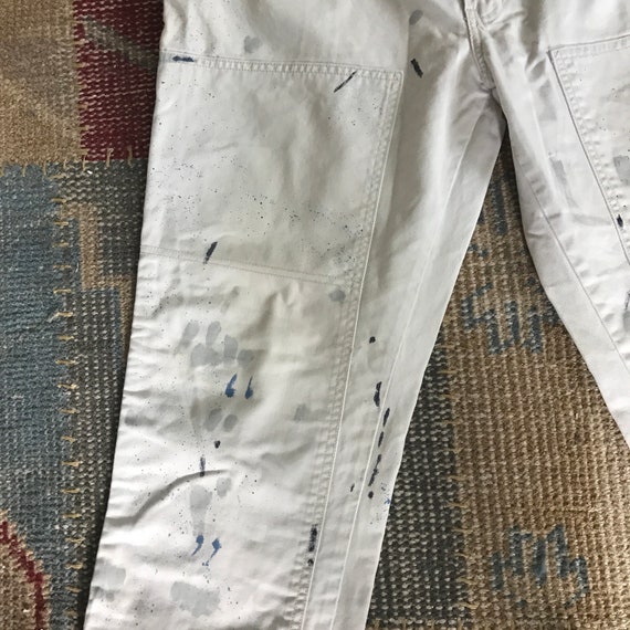 Ralph Lauren Patchwork Paint Splatter Indigo 36 3… - image 4