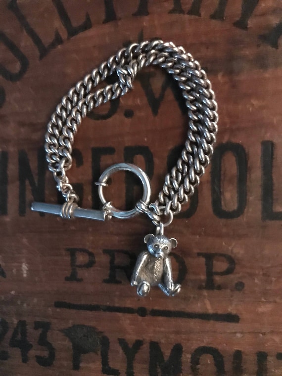 Ralph Lauren Bear Bracelet Watch Fob Sterling Silver 925 - Etsy