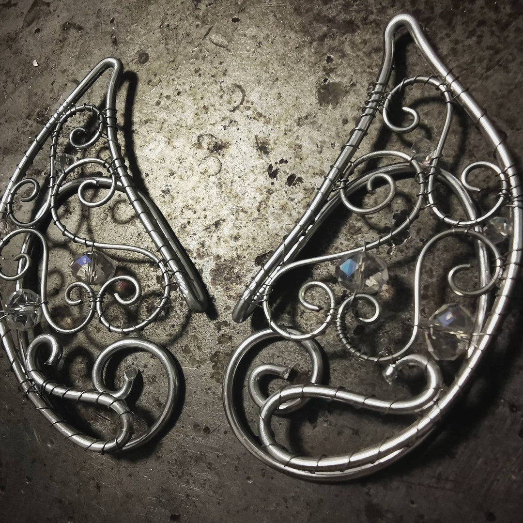 2 Paia Orecchie Da Elfo In Lattice - Morbide, Pieghevoli, Per Costumi Di Natale, Halloween E Cosplay