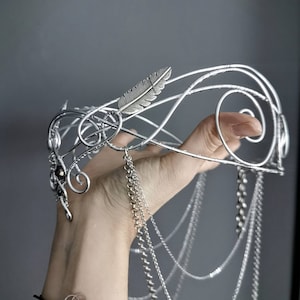 Elf tiara / elf headpiece /crown elven/ tiara elven/ crown circlet / wedding crown/fairy tiara