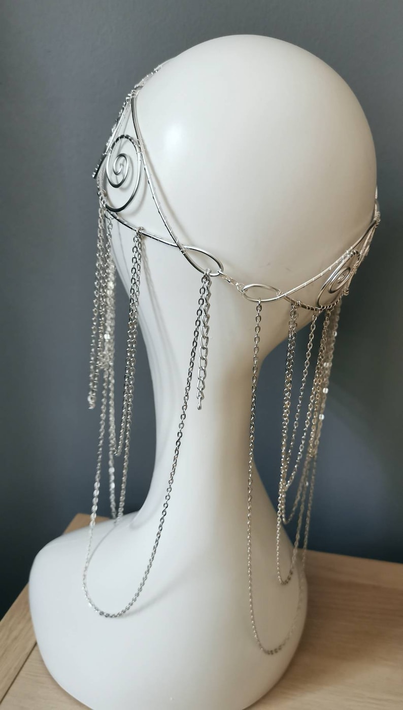 Tiara elfa / tocado de elfo / corona élfica / tiara élfica / Etsy España