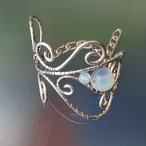 Elven bracelet with Opalite stone / elf bracelet / fairy bracelet