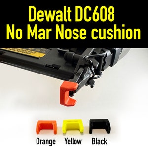 2 to 6 packs - Dewalt DC608K & DC608B Nailer Nose Cushion No Mar tip (RARE)