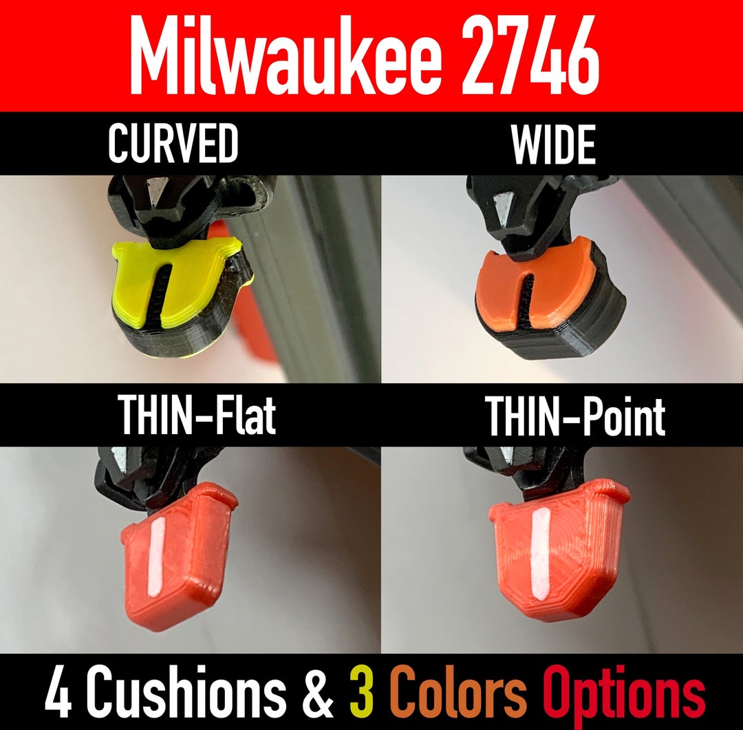 Milwaukee 274620 Replacement No Mar Nose Cushions Tip for the 18 Gauge