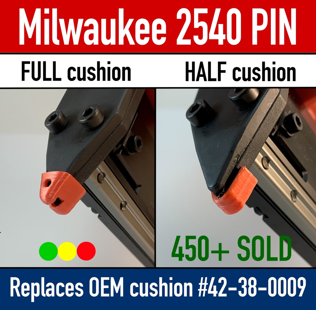 Milwaukee 2540 Replacement Nose Cushions Tip for the Battery PIN Nailer