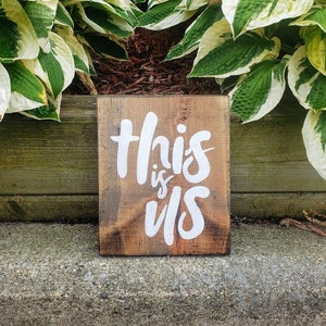 This Is Us Sign, Wooden Signs, Family Sign, Home Sign, Wooden Family Signs, Signs for Families, Signs for the Home, This Is Us Decor