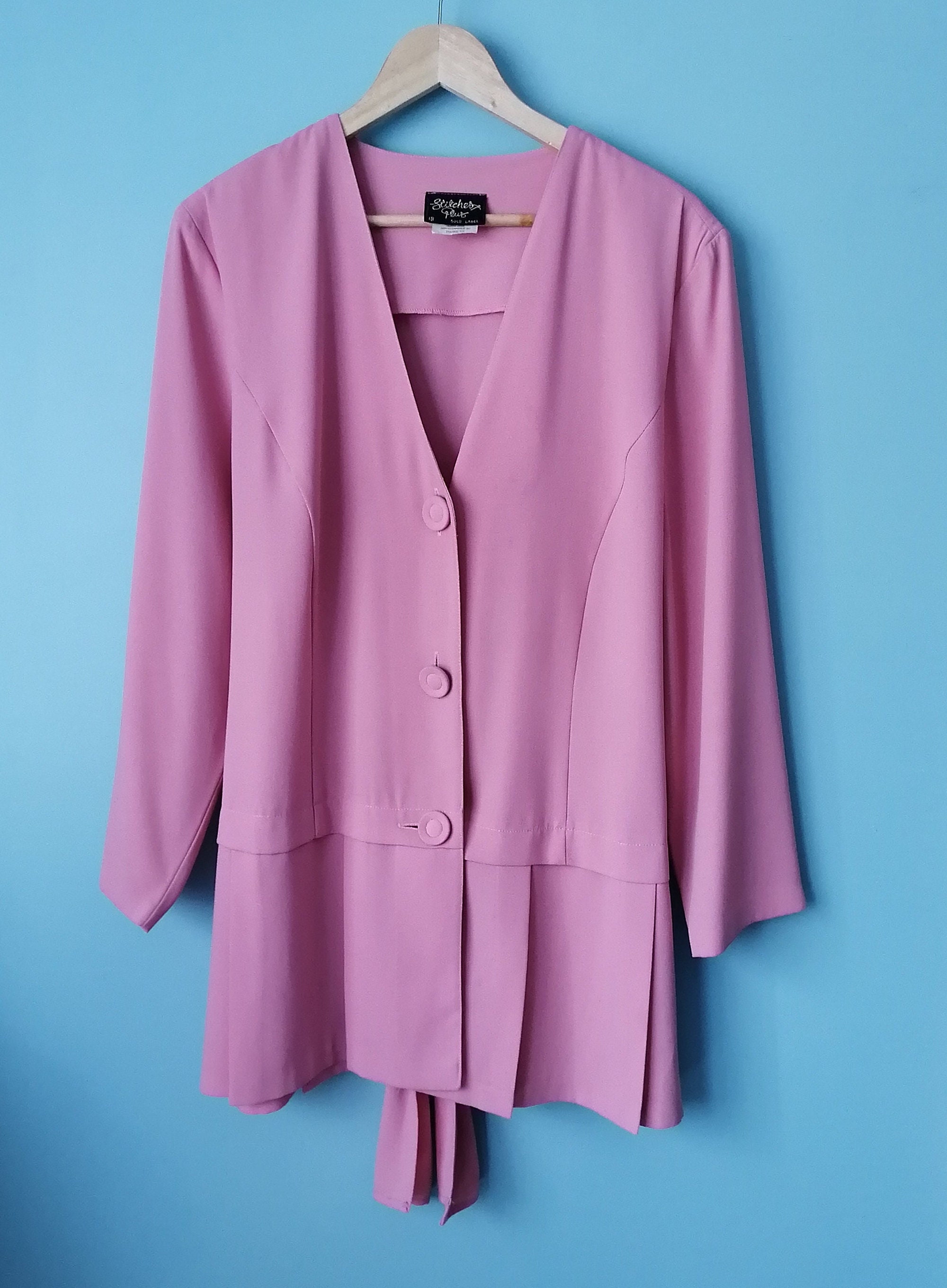 plus peplum blazer
