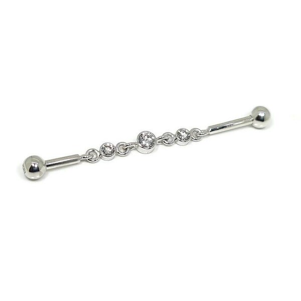 14k Gold Industrial Bar Etsy