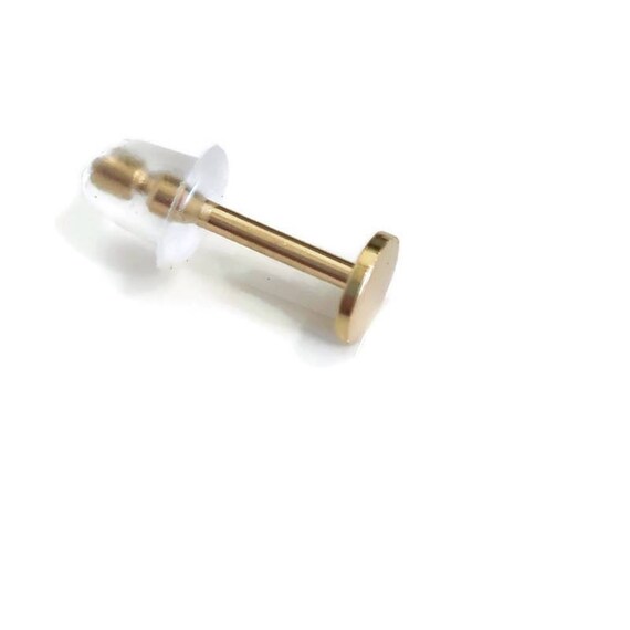 Genuine 18CT Solid YG 4 Claws Studs Mounting 2-10mm/Pair Genuine 18CT Solid YG 4 Claws Studs Mounting 2-10mm/Pair