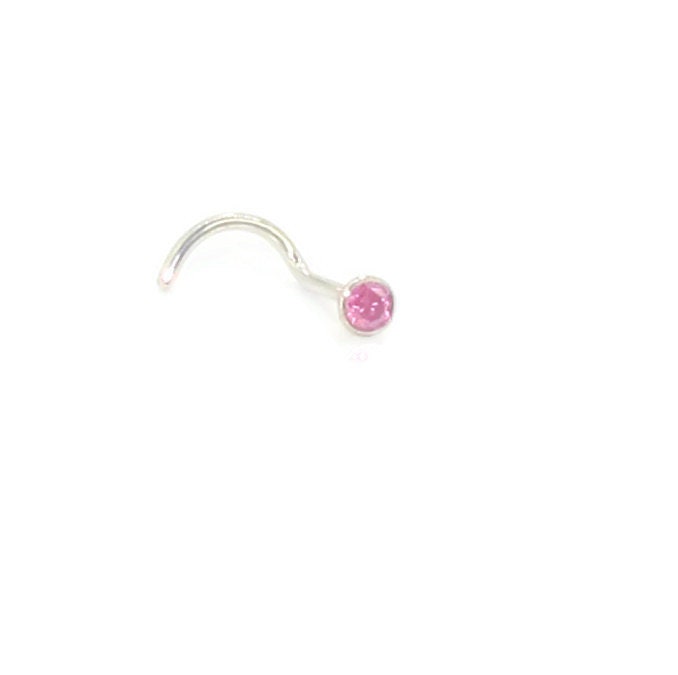 Pink diamond deals nose ring