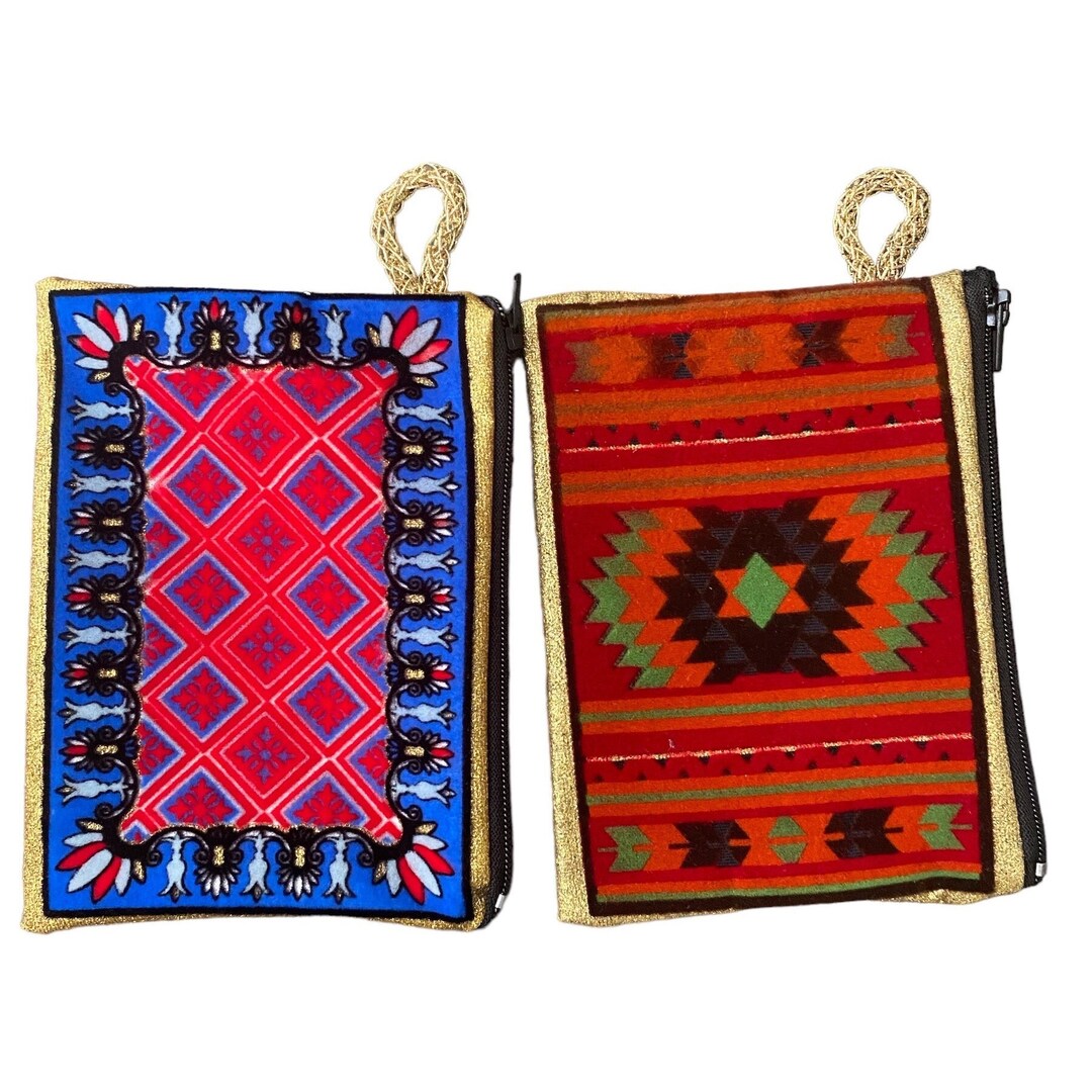 2 Turkish Coin Purses Traditional Design From Turkey Slim - Etsy